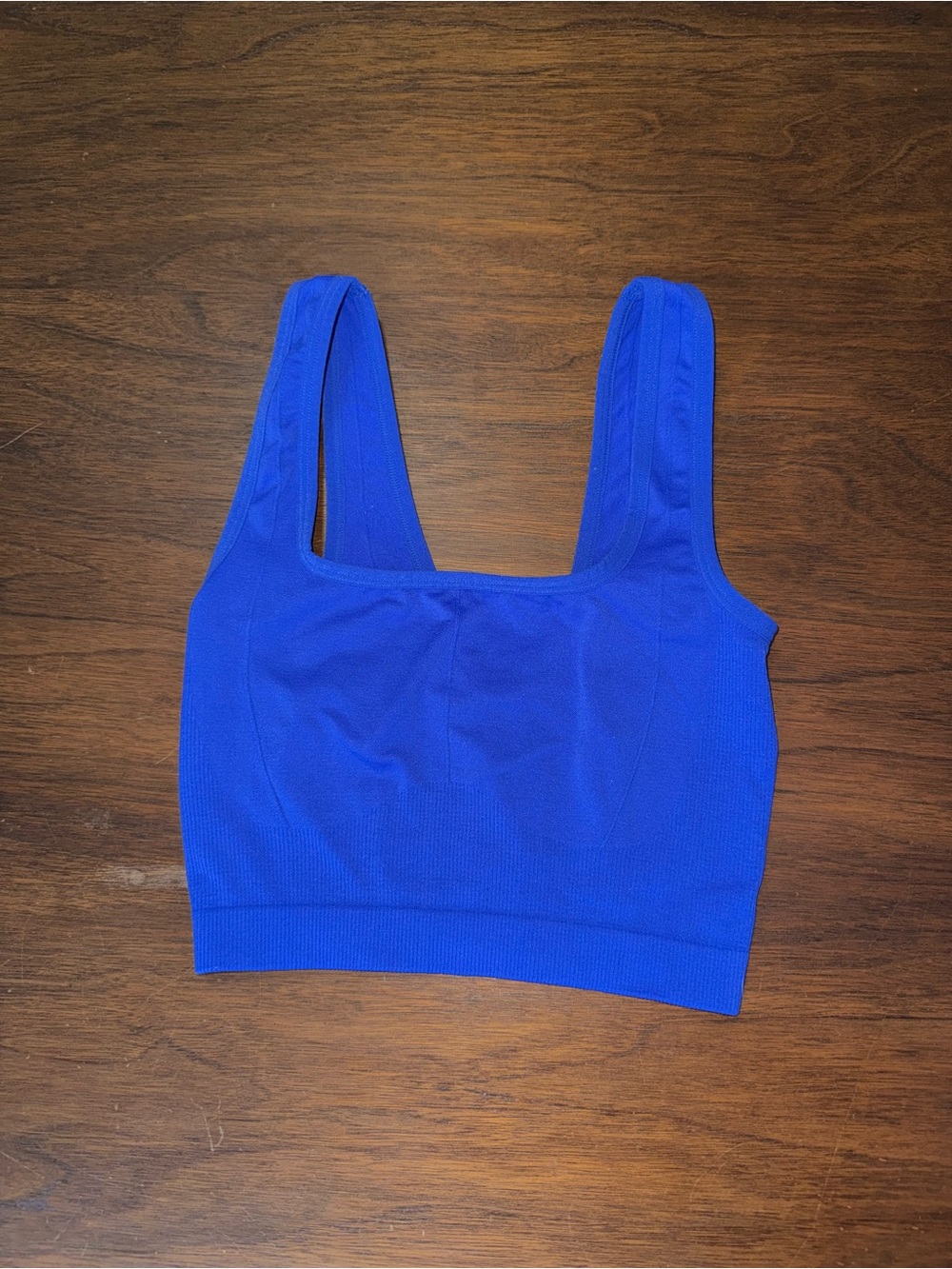 Colsie Royal Blue Seamless Scoop Bralette